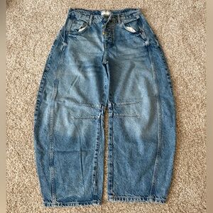 Free People Barrel Jeans - Size 26